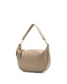 Borsa a tracolla Kim in pelle beige - 39X24X8cm