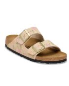 Sandfarbene Pantoletten Arizona Phyls aus Leder