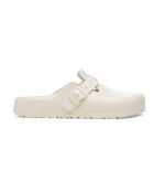 Boston Eggs Lederclogs cremefarben
