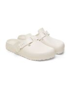 Boston Eggs Lederclogs cremefarben