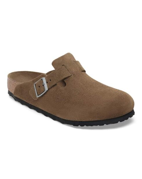 Sabots en velours de cuir Boston Sfb marron