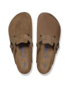 Sabots en velours de cuir Boston Sfb marron