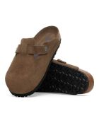 Sabots en velours de cuir Boston Sfb marron
