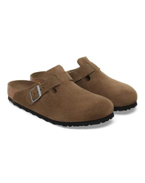 Sabots en velours de cuir Boston Sfb marron