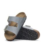 Mules Arizona Bascal aus basaltgrauem Leder