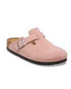 Sabots en velours de cuir Boston Vaps argile rose