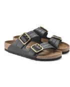 Mules en cuir Arizona Bold noires