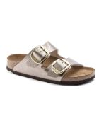Arizona Bb Graceful Elegante Pantoletten aus Leder in Taupe