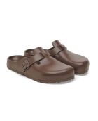 Sabots en cuir Boston Ghaty marron