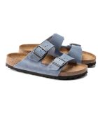 Mules en cuir Arizona Sfb bleues