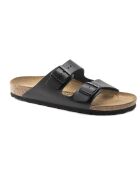 Mules en cuir Arizona Natural noires
