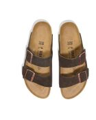 Mules en velours de cuir Arizona Vlad mocca