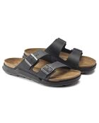 Mules en cuir Arizona Adventure noires