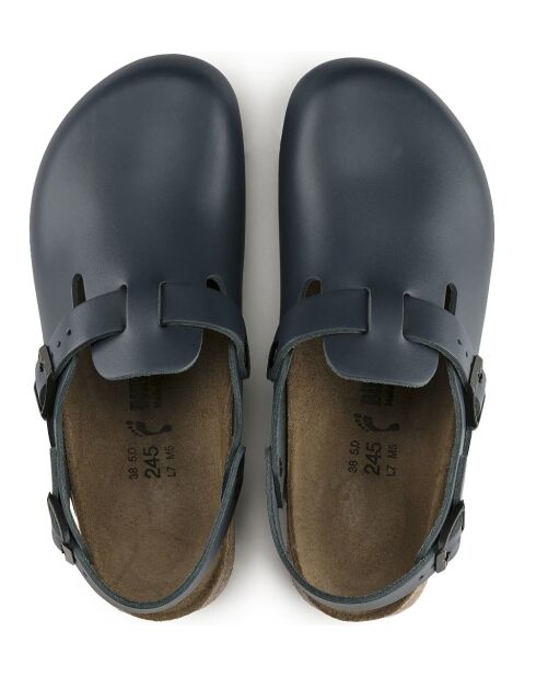 Sabots en cuir Tokyo Grip bleues