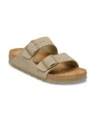 Mules en velours de cuir Arizona Clein kaki délavé