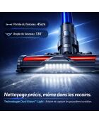 Cycloboost FR8 Wash blauwe draadloze steelstofzuiger - 112x24x10 cm