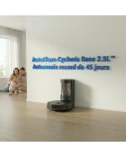 CyberFlow Ultra geconnecteerde robotstofzuiger en dweil met antraciet ledigingsbasis - 30,8x9,9cm