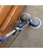 Pulitore a vapore/lucidatrice per pavimenti 2 in 1 nero/blu - 450 ml