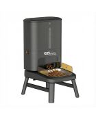 Distributeur de croquettes connecté pour chiens antharcite - 66x34.5x42 cm