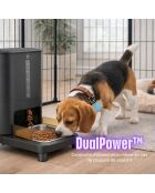 Distributeur de croquettes connecté pour chiens antharcite - 66x34.5x42 cm