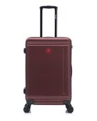 Set van 2 Burgundy Gstaad weekend- en hutkoffers - 66x43x26 cm