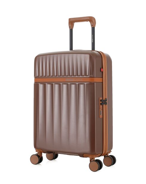 Zermatt medium stay koffer donkerbruin - 59,5x38,5x21,5 cm