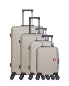 Set De 4 Valise SPIEZ beige - 75x47x29 cm