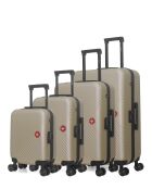 Set De 4 Valise SPIEZ beige - 75x47x29 cm