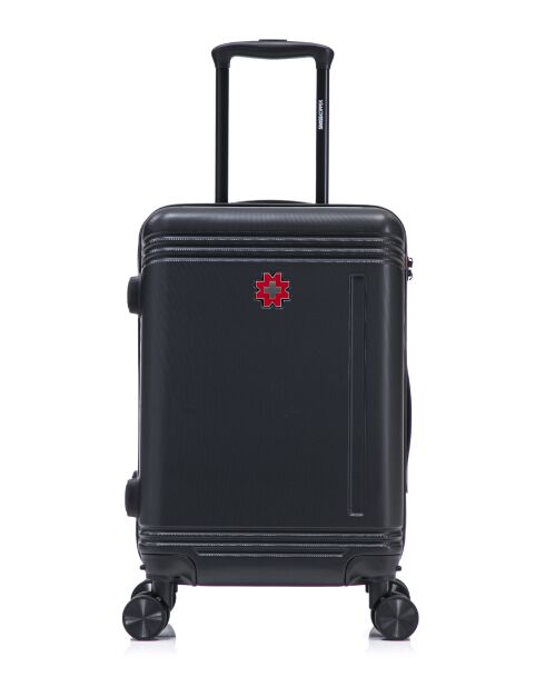 Maleta de cabina Gstaad negra - 55x37x23 cm