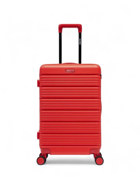 Maleta Lugano de mediana estancia roja - 65,5 x 43 x 26,5 cm