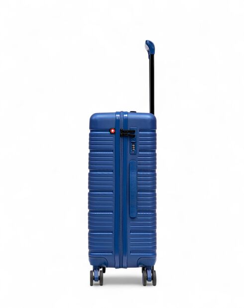 Set de 3 maletas grandes, cabina y cabina XS Lugano marine - 75 x 47,5 x 29 cm