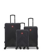 Lot De 3 Valises Grand Format, Weekend Et Cabine Olten noir - 76,5x49x29,5 cm