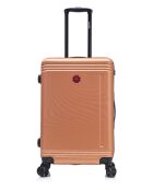 Lot De 2 Valises Weekend Et Cabine Gstaad orange - 66x43x26 cm