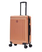 Lot De 2 Valises Weekend Et Cabine Gstaad orange - 66x43x26 cm