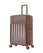 Set van 3 grote koffers, weekend en hut Zermatt donkerbruin - 76,5x49x29 cm