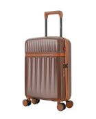 Valigia da cabina Zermatt marrone scuro - 54,5x34,5x19 cm