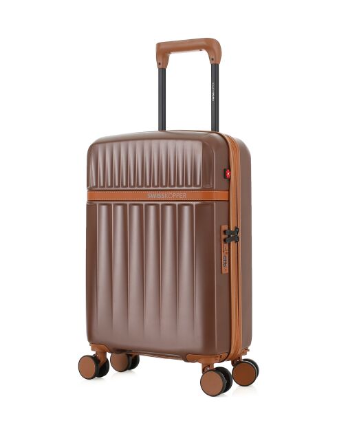 Valigia da cabina Zermatt marrone scuro - 54,5x34,5x19 cm