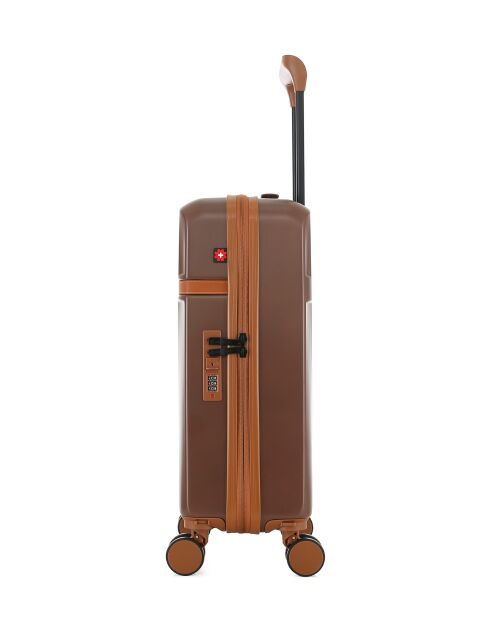 Valigia da cabina Zermatt marrone scuro - 54,5x34,5x19 cm