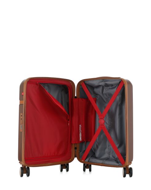 Valigia da cabina Zermatt marrone scuro - 54,5x34,5x19 cm