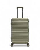 Mittelgroßer Reisekoffer Lugano, 65,5 x 43 x 26,5 cm, olivgrün