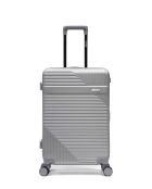 Set van 2 Wohlen Grey weekend- en hutkoffers - 65x42,5x26 cm