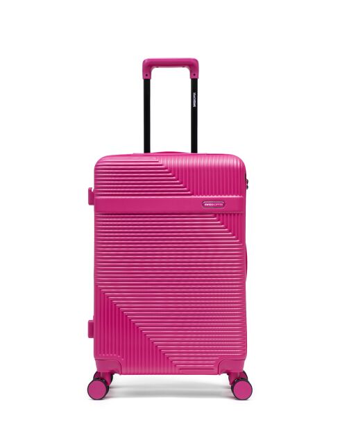 Lot De 2 Valises Weekend Et Cabine Wohlen rose - 65x42,5x26 cm