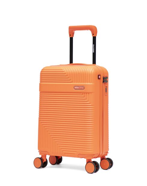 Wohlen orangefarbener Kabinenkoffer - 52x32x19,5 cm