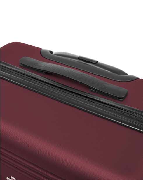 Maleta Gstaad Burgundy para estancias largas, 75 x 49 x 29 cm