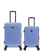 Set di 2 valigie Gstaad Weekend and Cabin blu - 66x43x26 cm