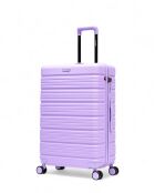 Set di 3 valigie grandi, Cabina e Cabina XS Lugano viola - 75x47,5x29 cm