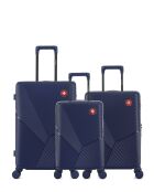 Set aus 3 Wochenendkoffern, Cabin und Cabin XS Fribourg dunkelblau - 65x42,5x26 cm