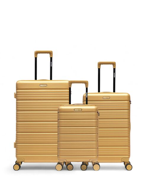 Set mit 3 großen Koffern, Weekend und Cabin XS, Lugano, beige, 75 x 47,5 x 29 cm