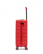 Set van 2 cabine- en hutkoffers XS Lugano rood - 60x42,5x26 cm