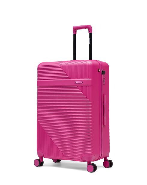 Set di 3 valigie grandi, Weekend e Cabin XS Wohlen rosa - 75x47,5x29 cm